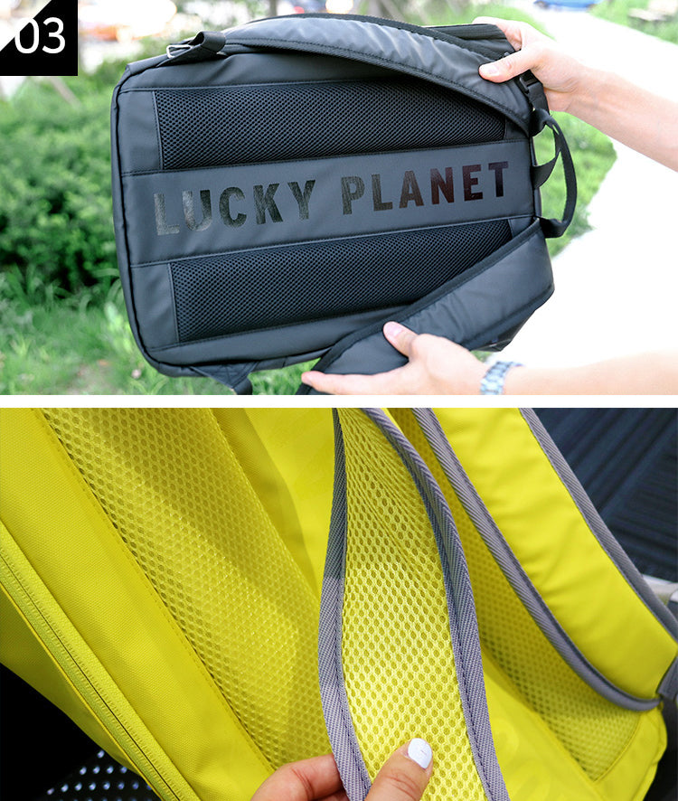 [Lucky Planet] Jee Seamless Waterproof Backpack Dry Bag - Black - Luckyplanetusa