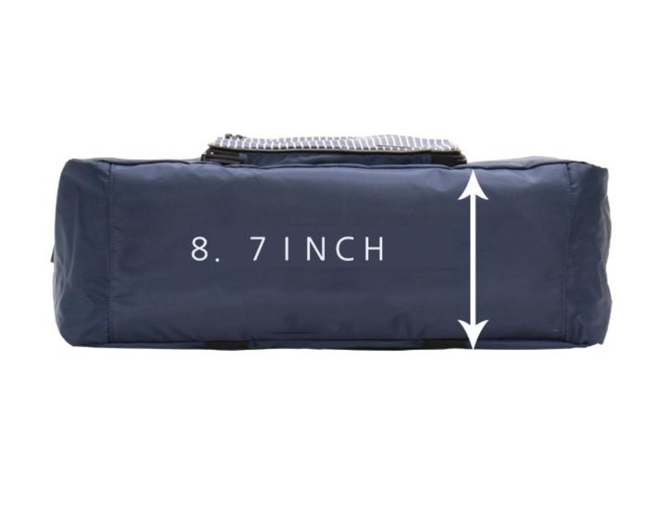 [Lucky Planet] Stripe Foldable Boston Travel  Duffel Bag - Luckyplanetusa