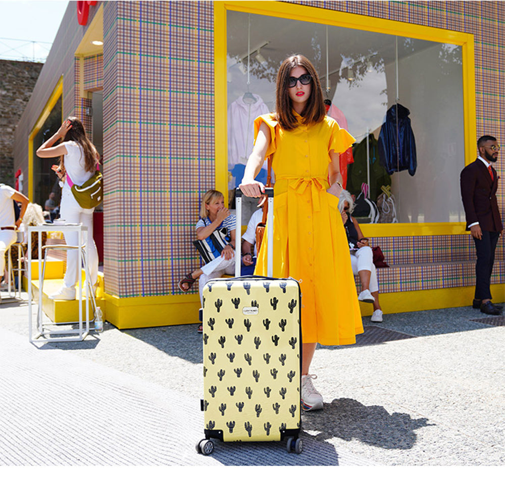 [Lucky Planet] Cactus 30-inch Hard Case Luggage- Big size- strong PC /4 wheels - Luckyplanetusa