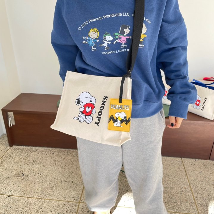 Snoopy Daily Canvas Shoulder/ Cross Bag- Peanuts Official