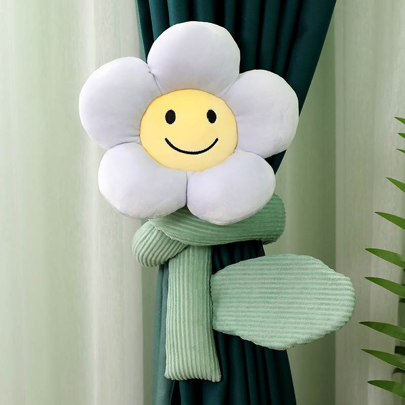 Big Smile Flower Curtain Holder room deco/ interior acc - Luckyplanetusa