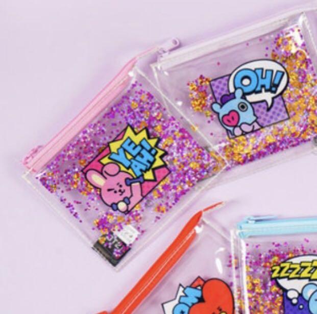 BT21 Official Spangle mini pouch wallet