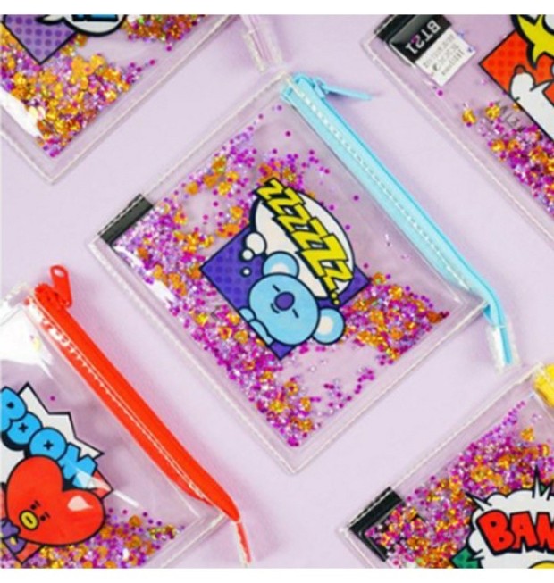 BT21 Official Spangle mini pouch wallet
