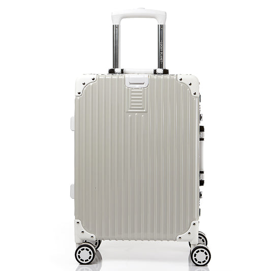 [Lucky Planet]  Edge 21-inch Luggage - Ivory - Luckyplanetusa