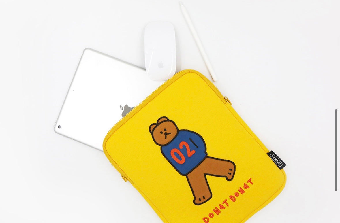 Donot Donot Bear 11” iPad pouch