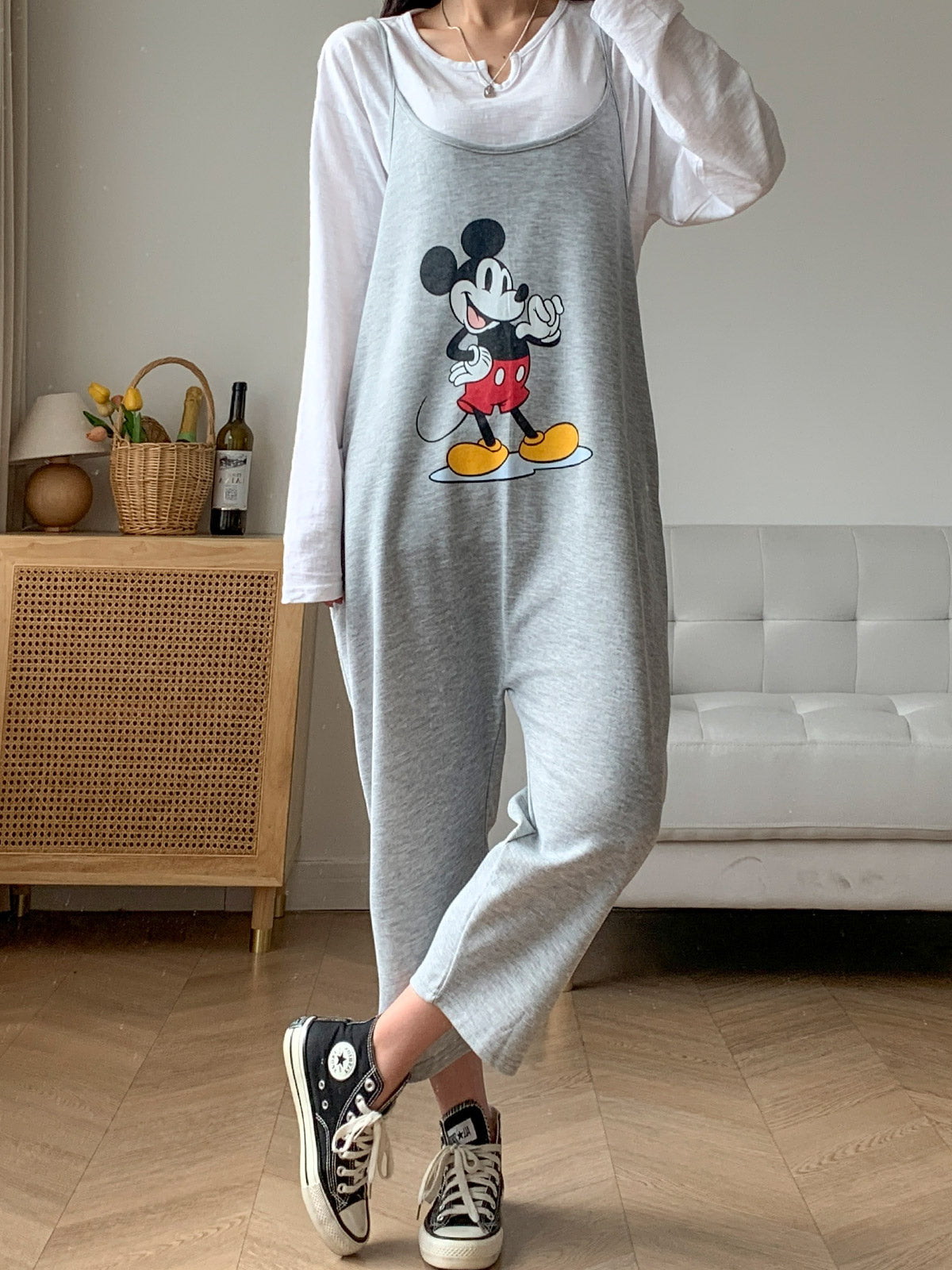 Mickey Daily Cotton Overalls
