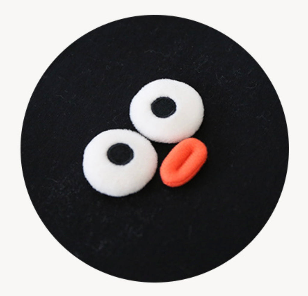 Fuzzy googly eyes pompom 11” iPad pouch - Luckyplanetusa