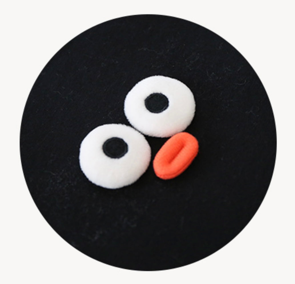 Fuzzy googly eyes pompom 11” iPad pouch - Luckyplanetusa