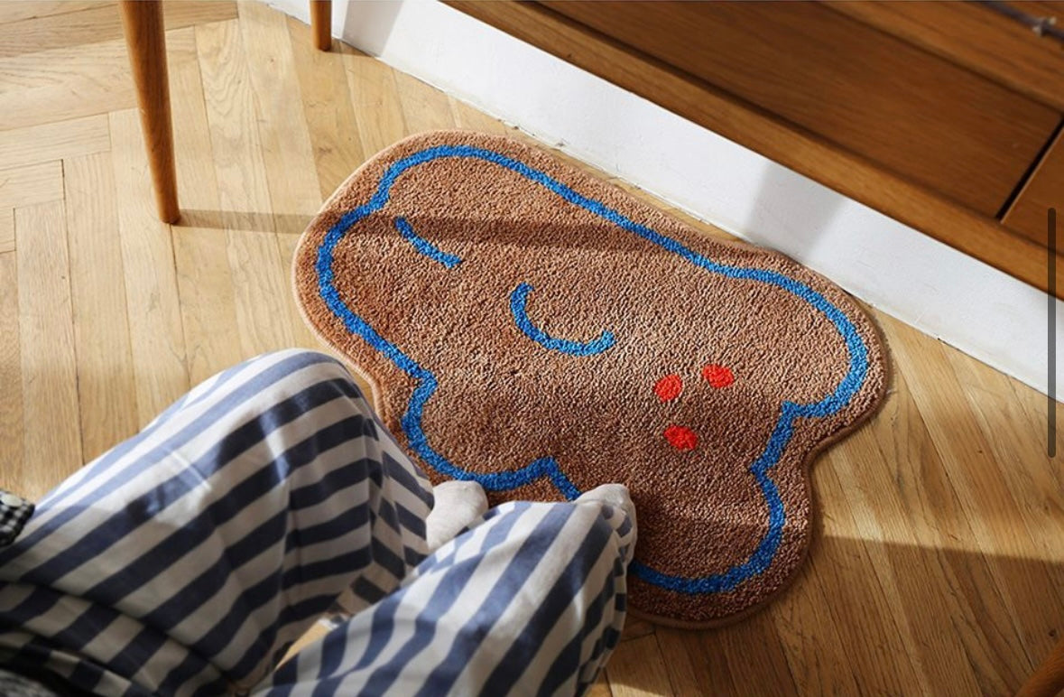 Cute Shaped Tufted Bath Rug- Egg, Bear