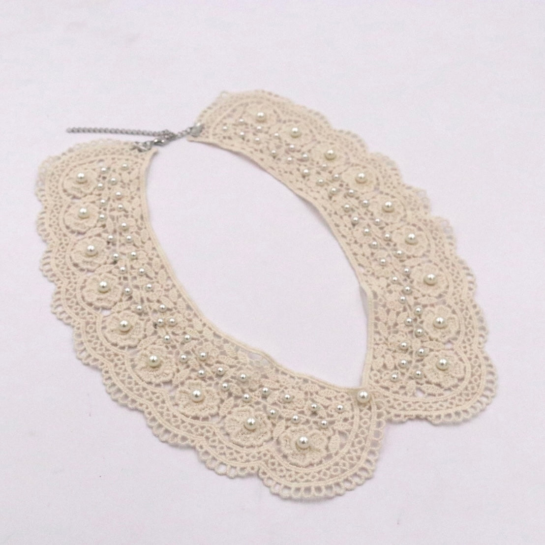 Beaded Lace Collar Necklace