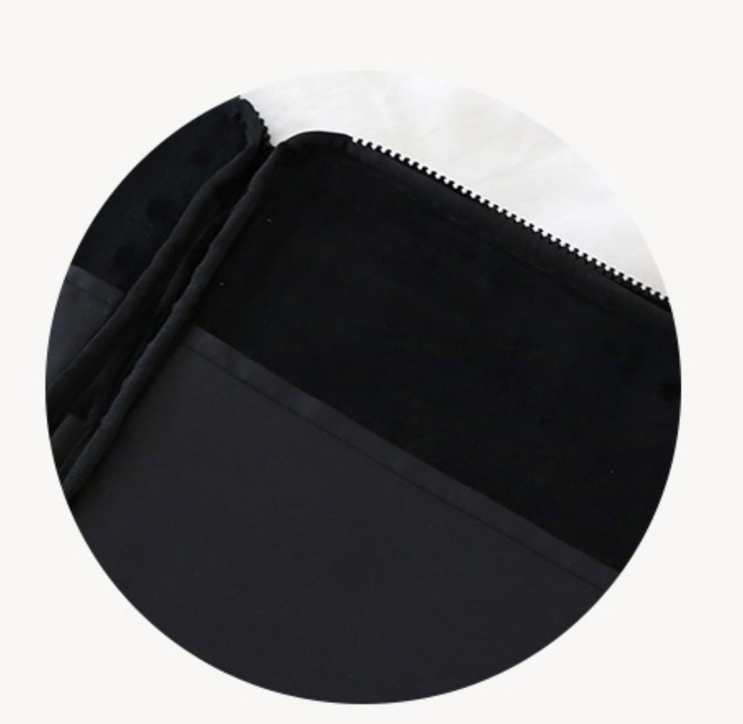 Fuzzy googly eyes pompom 11” iPad pouch - Luckyplanetusa