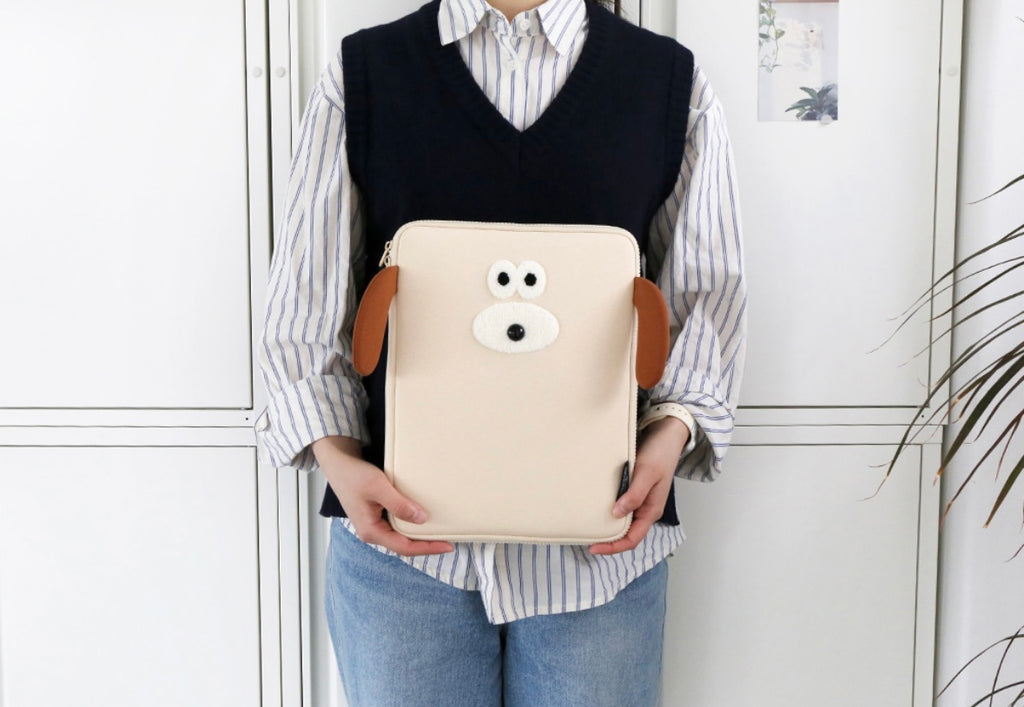 My fluffy friend 11” iPad pouch