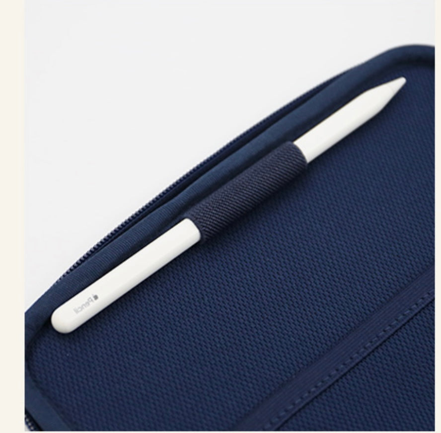 Baguette Bear Eva hard case with handle 13” laptop pouch - Luckyplanetusa