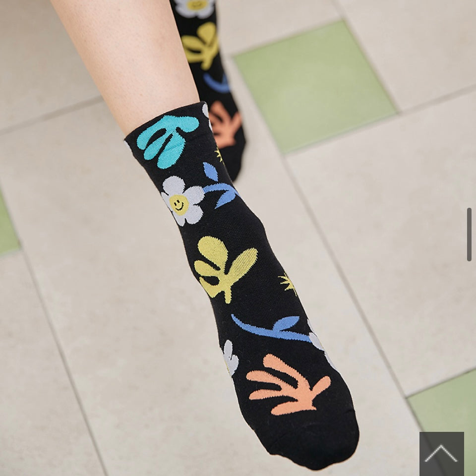 Matisse Smile Fleur Socks 3 pairs set - Luckyplanetusa