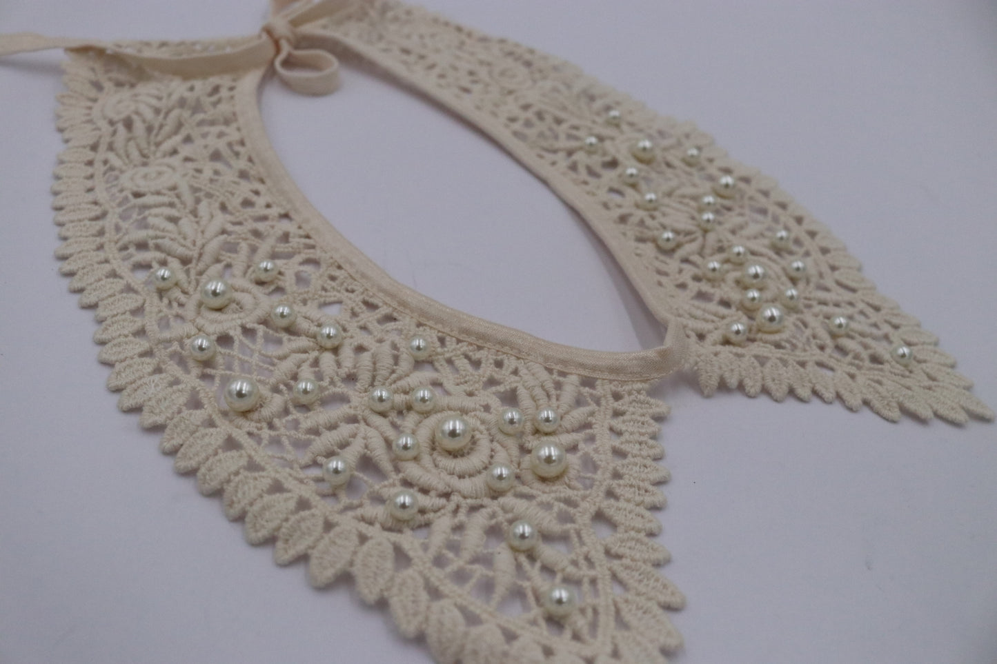 Beaded Lace Collar Necklace