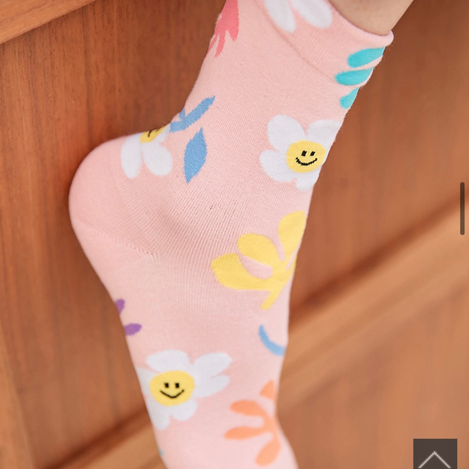 Matisse Smile Fleur Socks 3 pairs set - Luckyplanetusa
