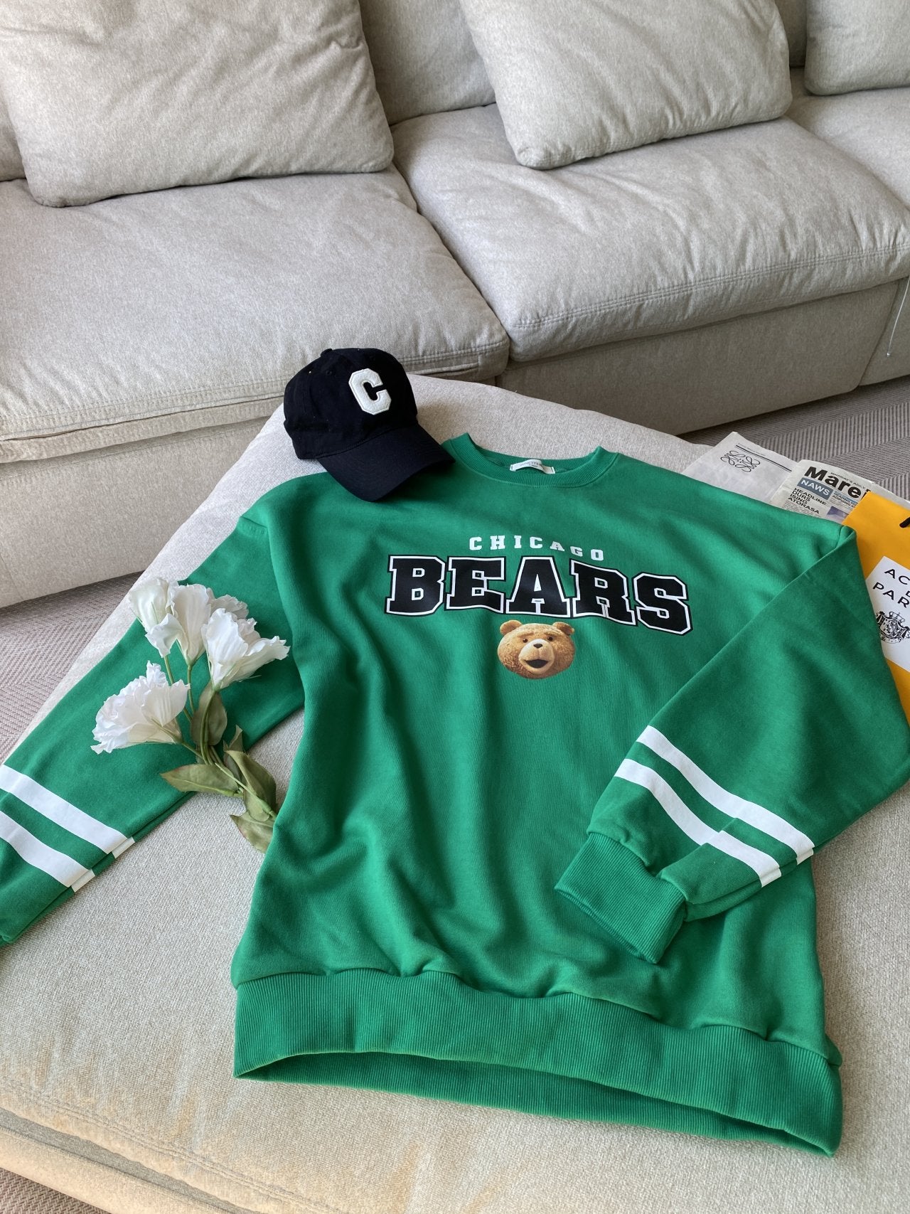 Chicago Bears Premium Sweat Tshirts