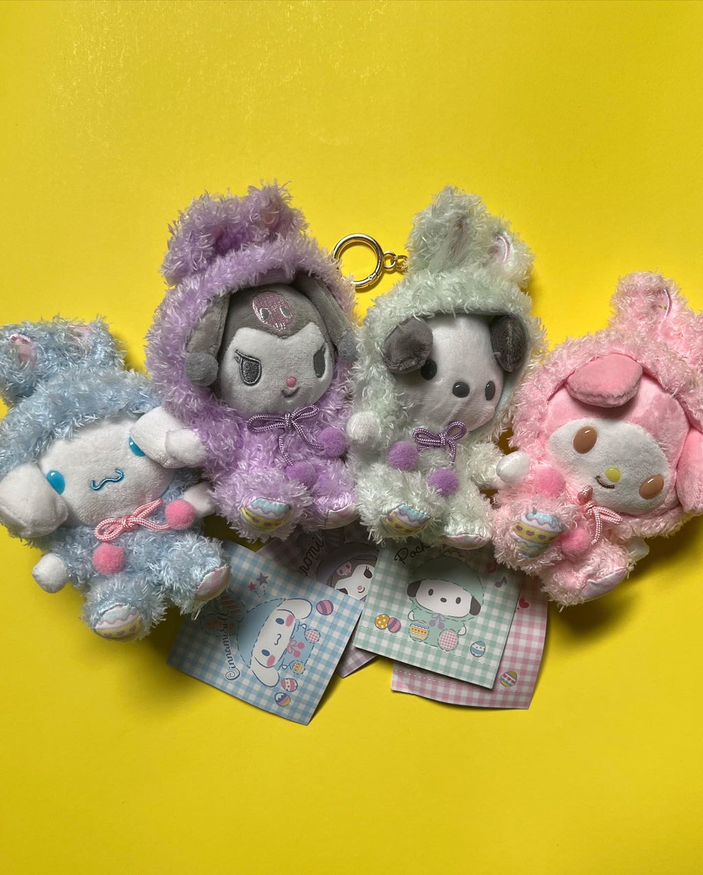 Sanrio Fluffy costume bag charm/ key ring