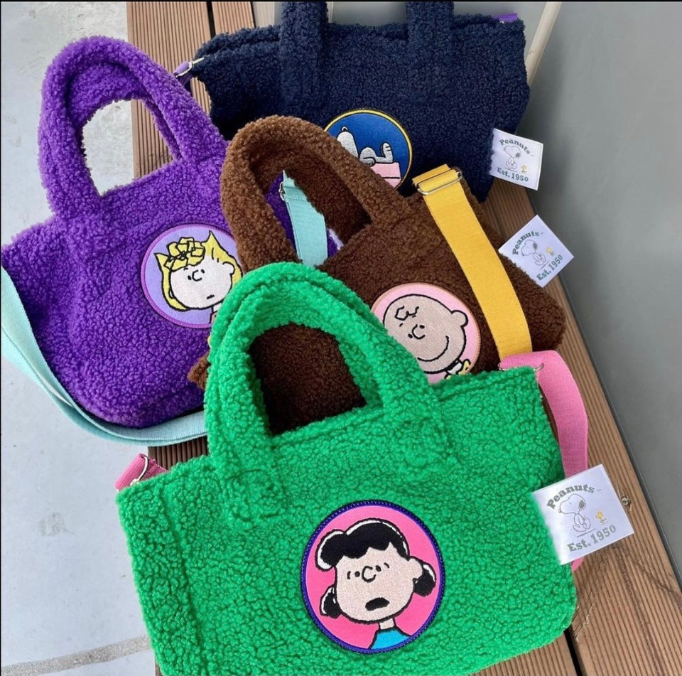 Free Shipping-Peanuts Fluffy Daily Bag - Luckyplanetusa