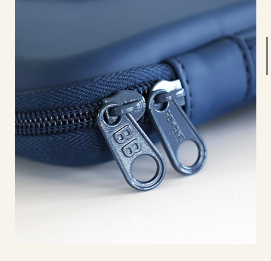 Baguette Bear Eva hard case with handle 13” laptop pouch - Luckyplanetusa