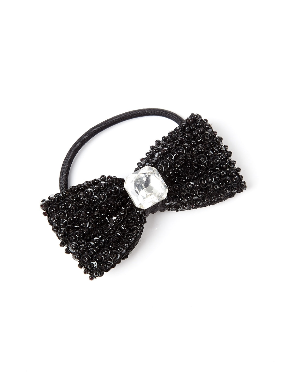 Big Bow Crystal beads Hair Tie & Bracelet handmade – Little Light