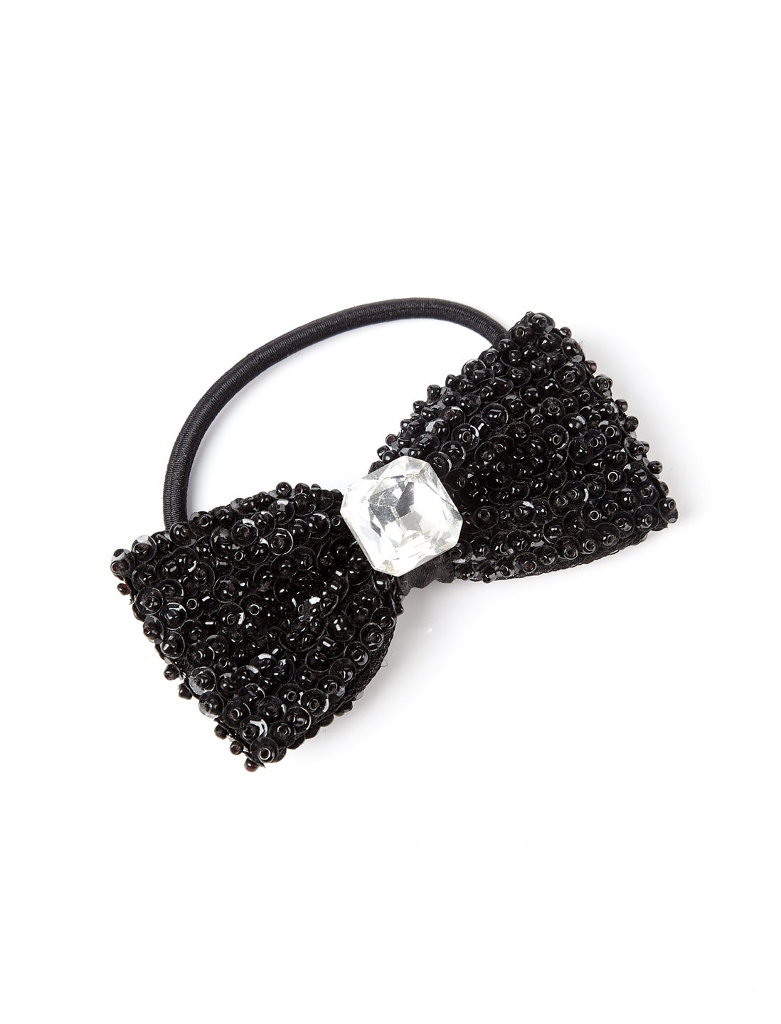 Big Bow Crystal beads Hair Tie & Bracelet handmade