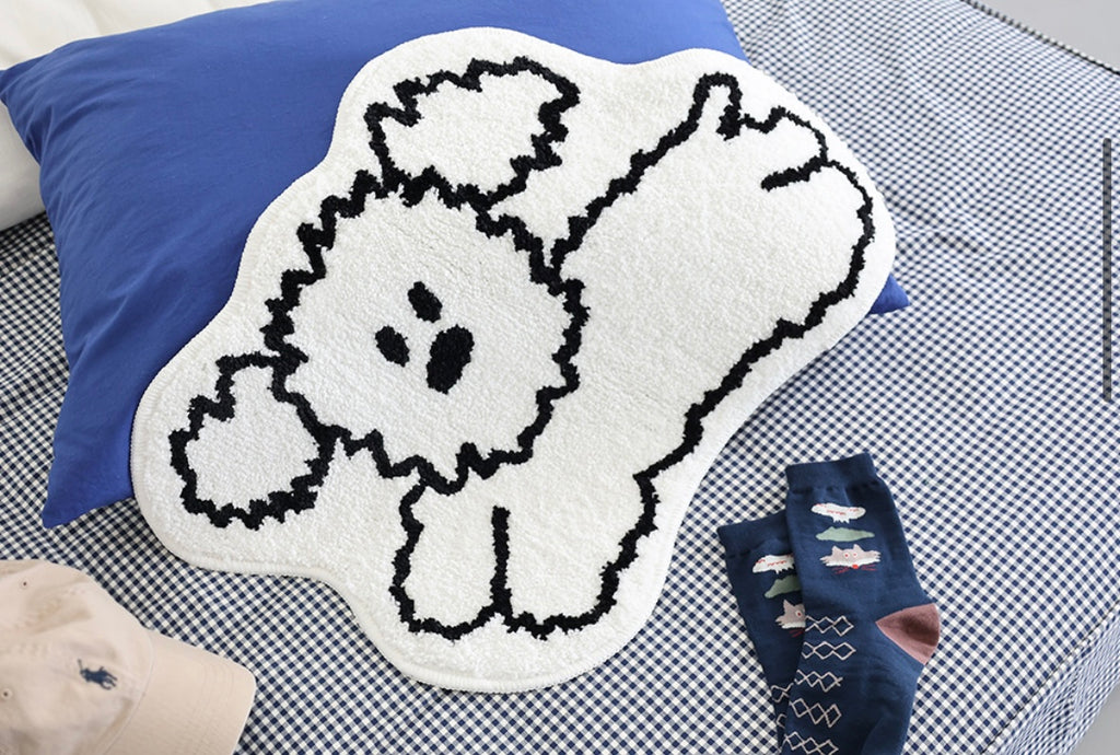 My little puppy shaped bath rug - Luckyplanetusa