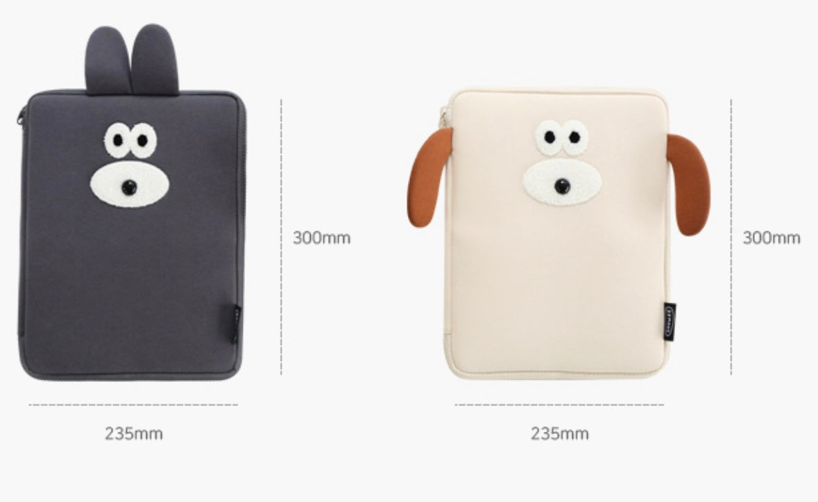 My fluffy friend 11” iPad pouch