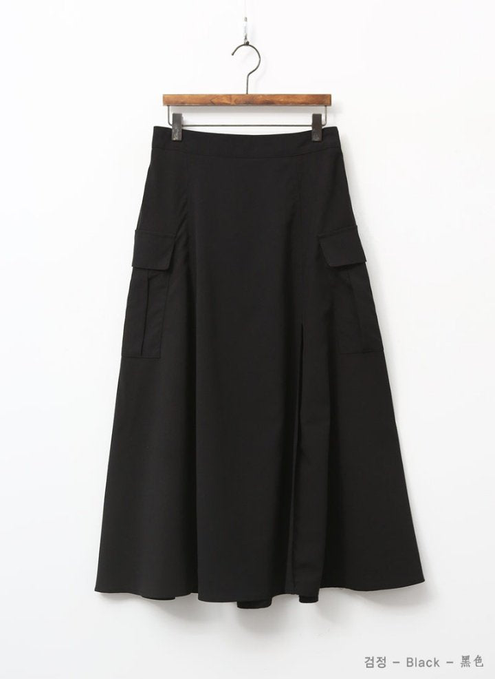 Side Pocket Sooji Skirts - Luckyplanetusa