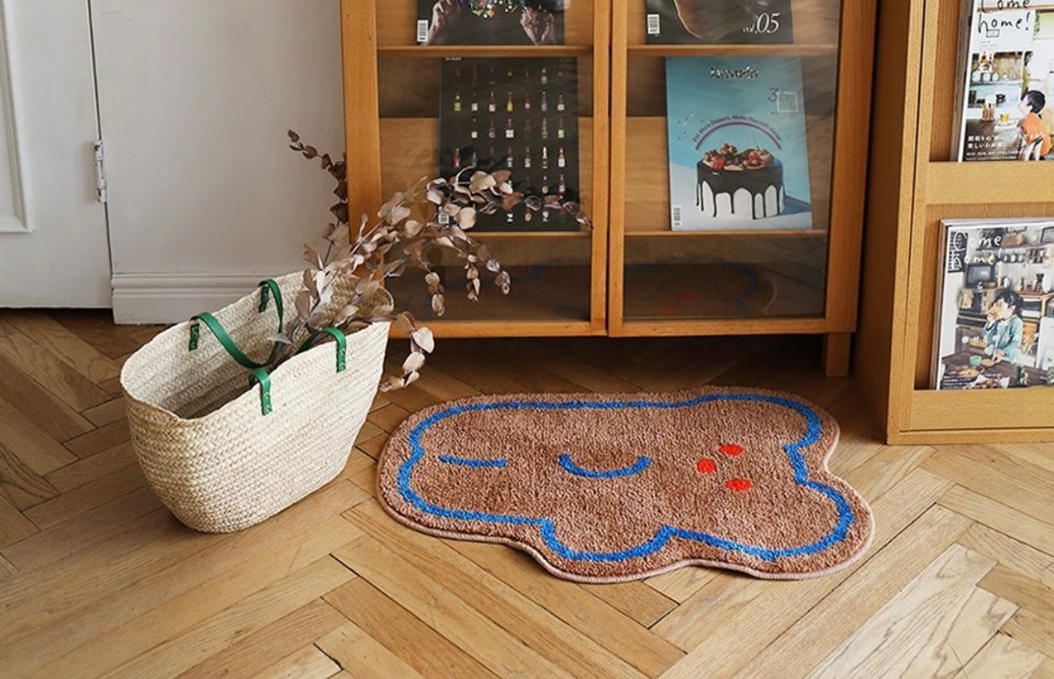 Cute Shaped Tufted Bath Rug- Egg, Bear