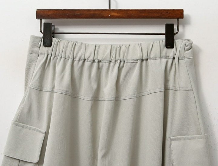 Side Pocket Sooji Skirts - Luckyplanetusa