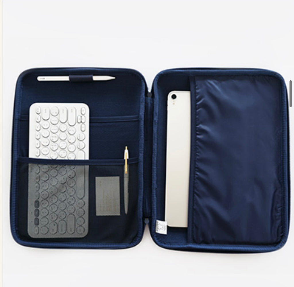 Baguette Bear Eva hard case with handle 13” laptop pouch - Luckyplanetusa