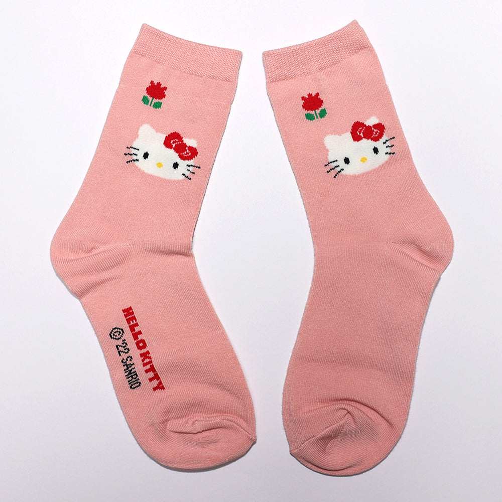 Hello Kitty & Friends Solid Crew Socks