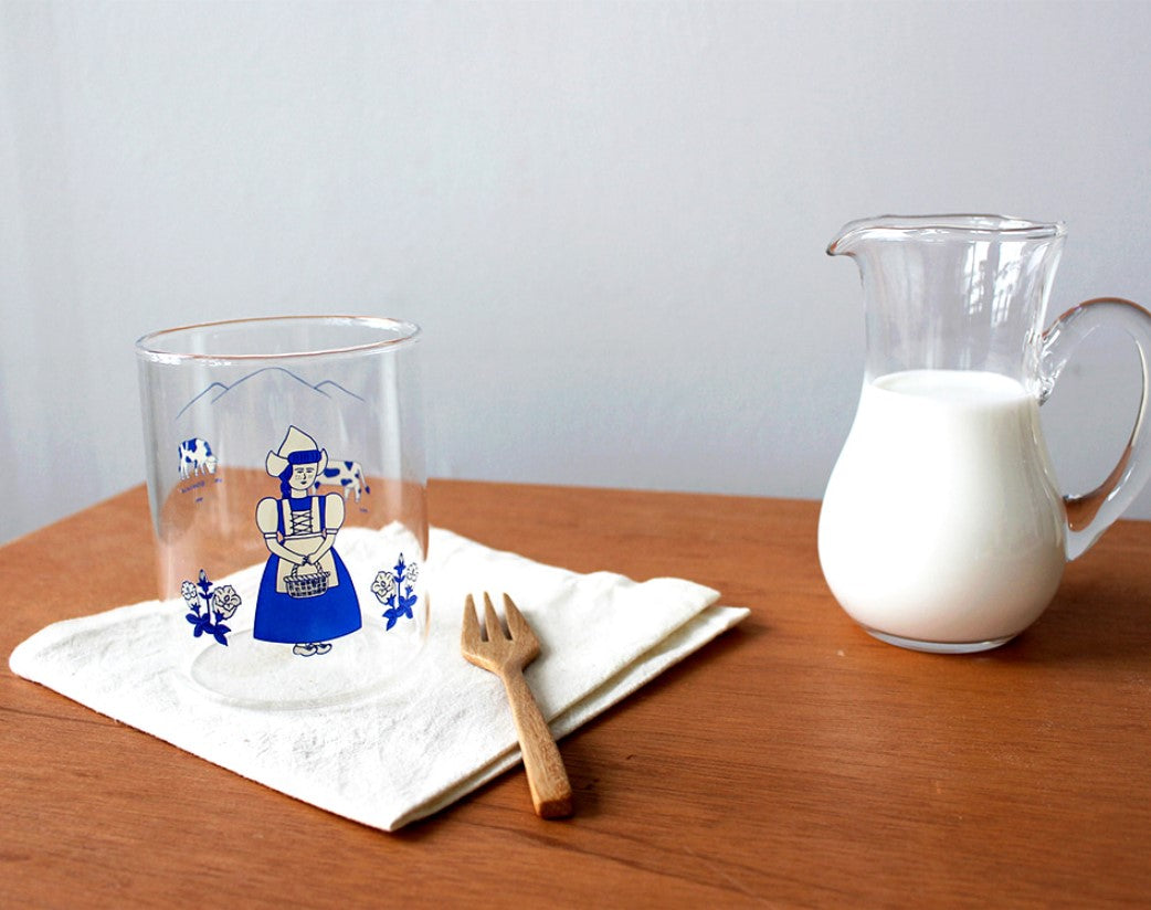 Heat-resistant glass cup Milkmaid - Luckyplanetusa