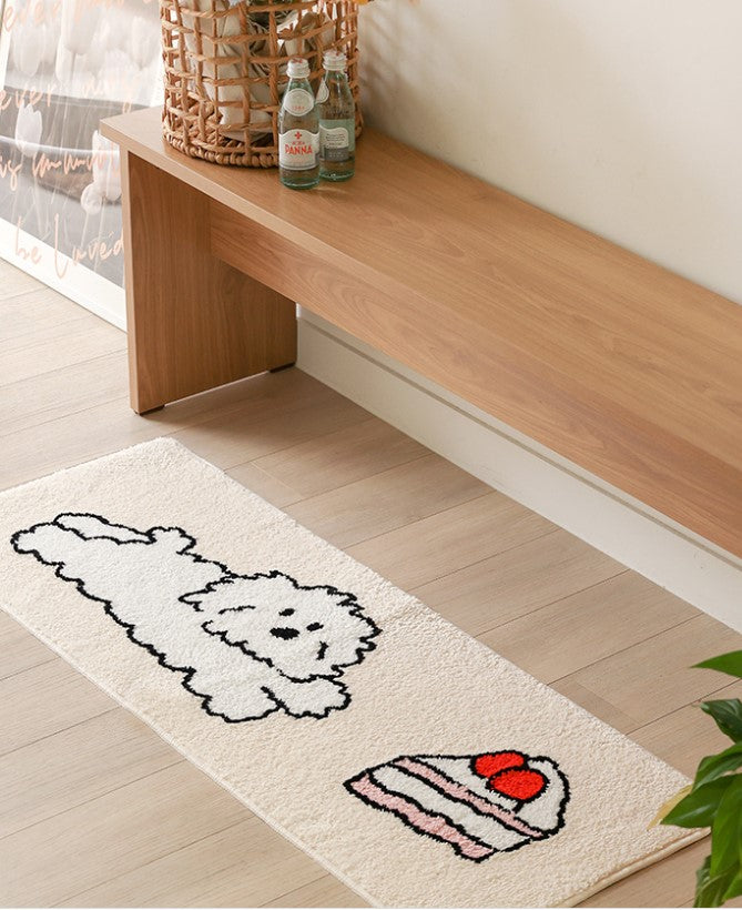 Lovely Doggy Long Design point Rug/Mat - Luckyplanetusa