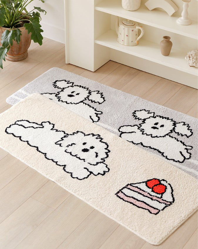 Lovely Doggy Long Design point Rug/Mat - Luckyplanetusa