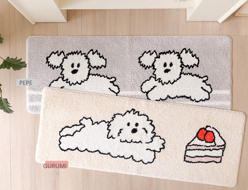 Lovely Doggy Long Design point Rug/Mat - Luckyplanetusa