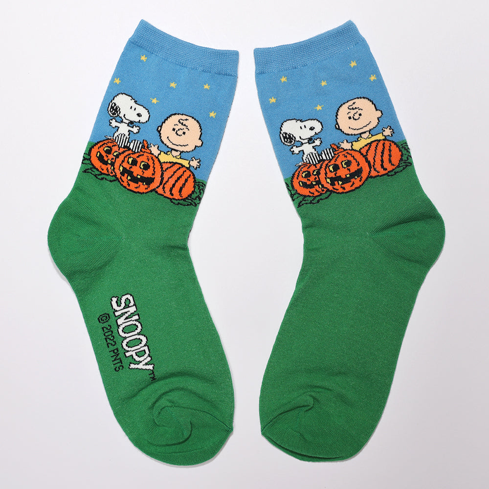 Snoopy characters Holiday Crew Socks