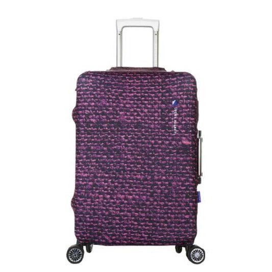 [Lucky Planet] Purple Linen Luggage Cover - Luckyplanetusa