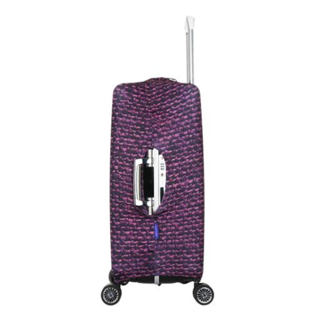 [Lucky Planet] Purple Linen Luggage Cover - Luckyplanetusa