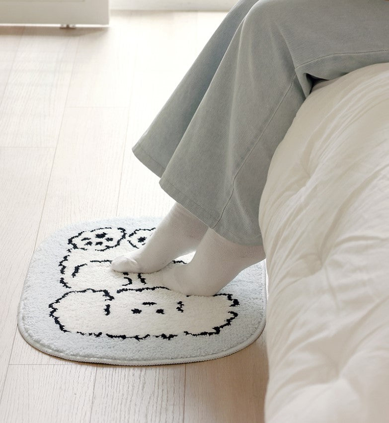 Cozy Cloudy shape Foot floor Mat- Fast Dry