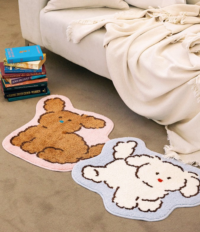 Cute Poodle Design Mat/ Room Rugs - Adopt Me! - Luckyplanetusa