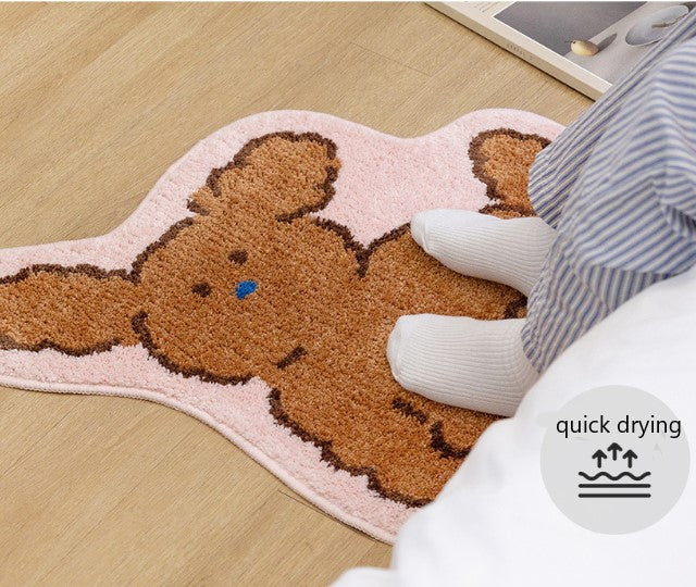 Cute Poodle Design Mat/ Room Rugs - Adopt Me! - Luckyplanetusa