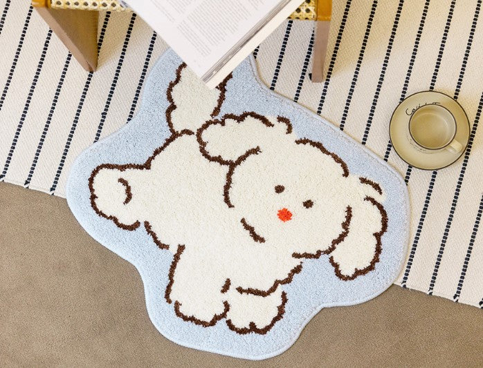 Cute Poodle Design Mat/ Room Rugs - Adopt Me! - Luckyplanetusa