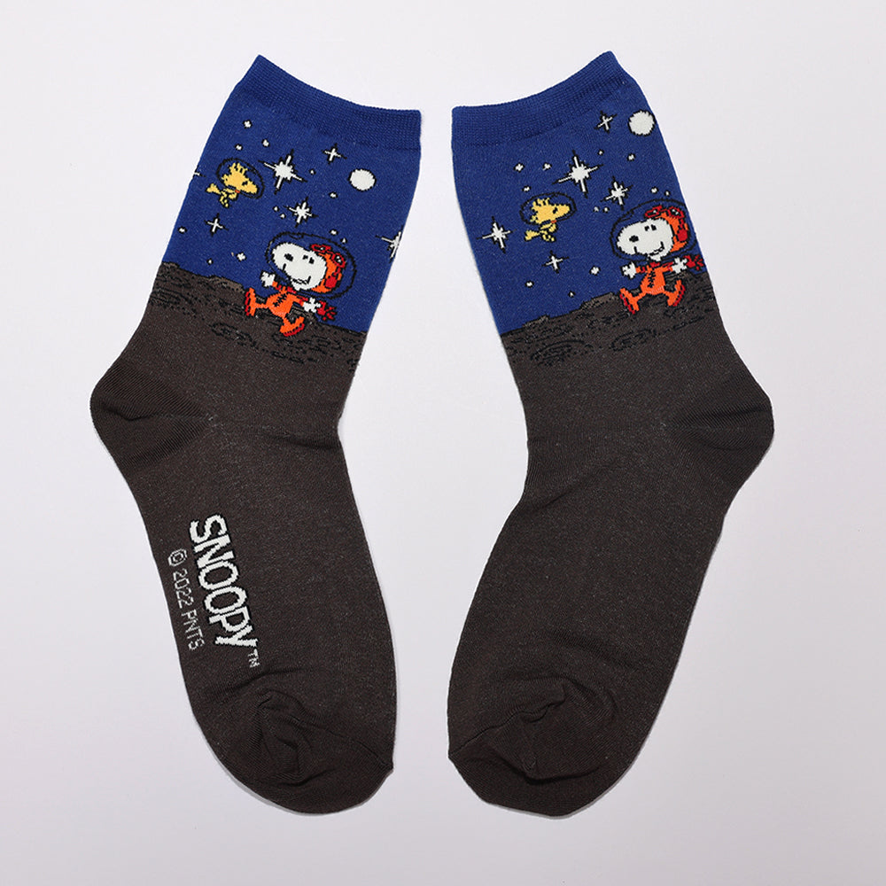 Snoopy characters Holiday Crew Socks